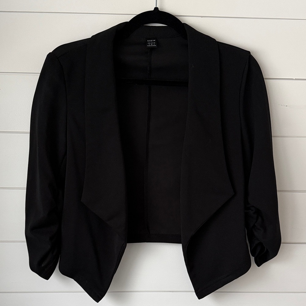 SHEIN Elegant Black Blazer